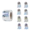 500 Pack Halloween Stickers - Assorted Designs for Party Favors, Bags and Kids Crafts