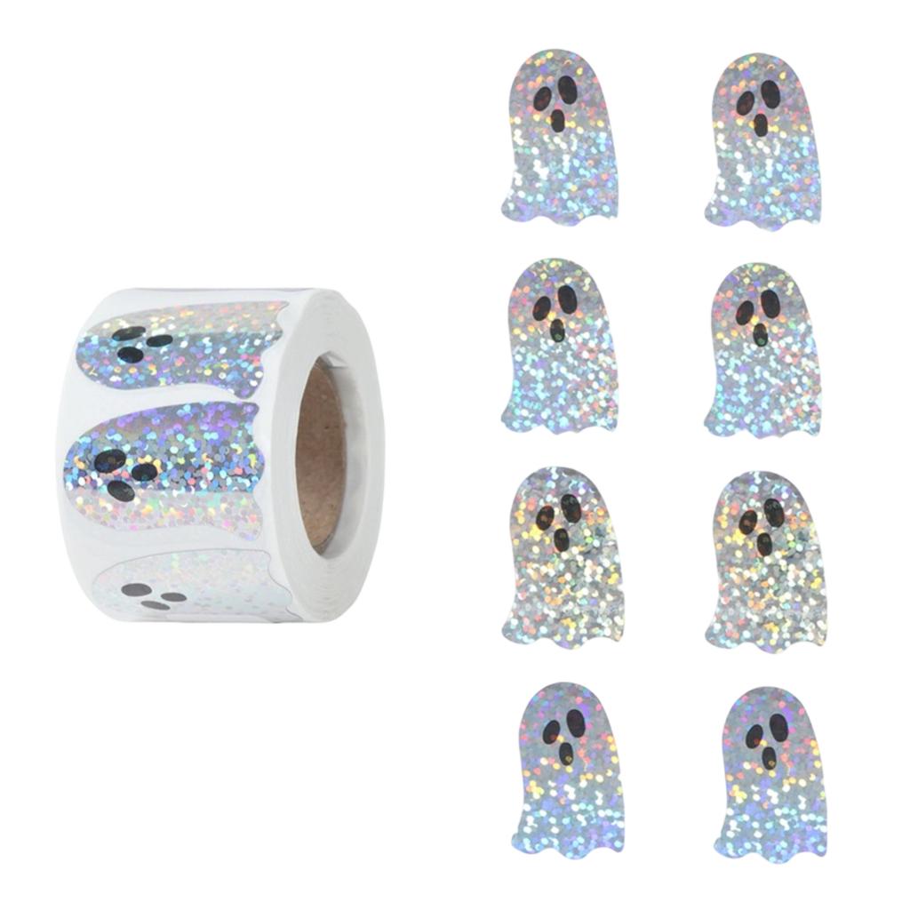 500 Pack Halloween Stickers - Assorted Designs for Party Favors, Bags and Kids Crafts