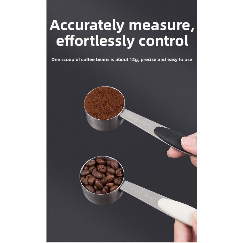 Stainless Steel Coffee Spoon Powder Measuring Spoon Milk Powder Long-handled Coffee Bean Measuring Spoon Milk Tea Powder Spoon