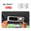 For Deepal S09 2025 2026 Car Stainless Car Four Door Speaker Audio Horn Cover Trim Frame Sticker Auto Interior Accessories