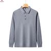 Herren Langarm Business Casual Poloshirt