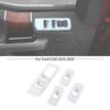 4xWhite Door Window Switches Control Panel Covers Trim Set for 2015-20 Ford F150