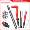 15 Pcs Thread erts M14x1.5 Female Thread Repairing Accessory Assortment Kit, Spark Plug Thread Repair Kit, Drill Helicoil Repair Kit, Thread Repair