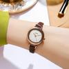 Gadi Vintage Ladies Quartz Watch With Leather Strap And Water Resistance For Fashion Enthusiasts