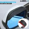 LABEL-X Rearview Mirror Rain Cover Sun Visor Side Mirror Carbon Cap 2-pack