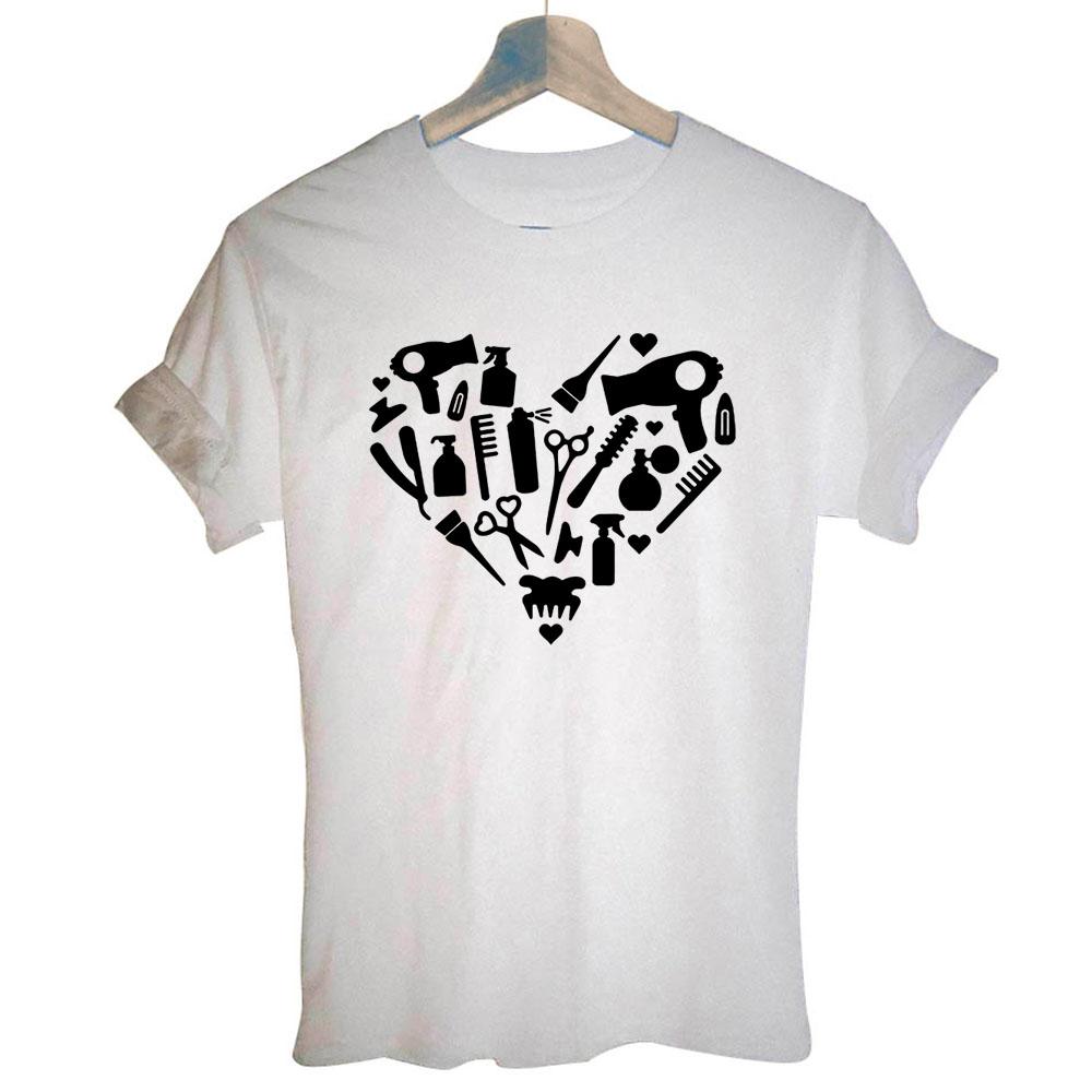 Funny Barber Weapon Scissors T Shirt Hairdresser Barber Hair Stylist Definition Hip Hop Harajuku T-shirt Women Clothing