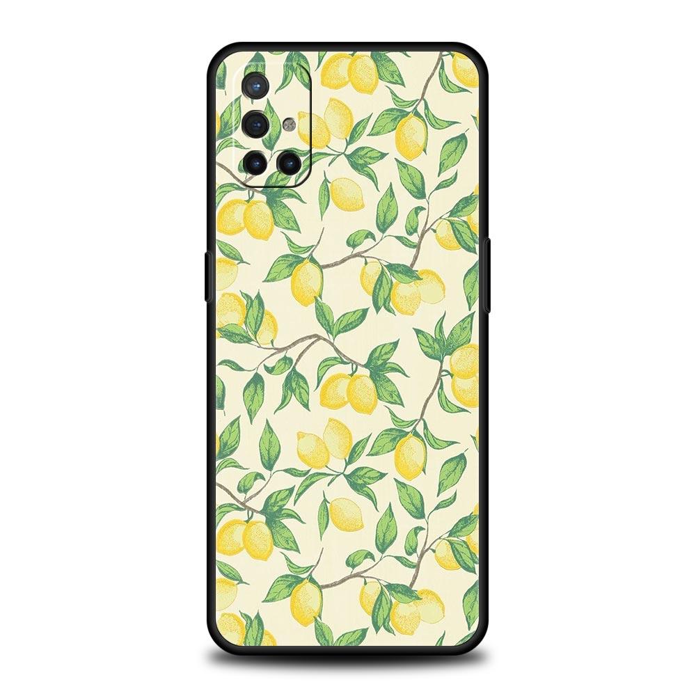 Phone Case For OnePlus 12 11 10 9 Pro 9T 12R 10R 9R 9RT 10T 8T 8 7 6T 7T Nord 2T CE 2 5G N200 N10 N100 Cover Fruit lemon