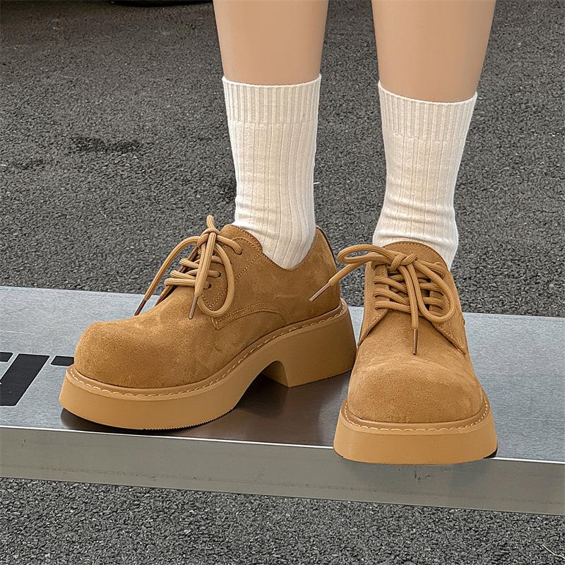 

Niche design inner height-increasing moral training shoes for men and women, spring 2025 new oblique lace-up 45224-35224-J 39