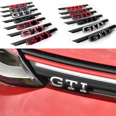 AABGK1 Insignia GTD GTI de ABS 3D para Coche Letras de Rejilla Frontal Emblema Decoración Modificación Repuesto Accesorio para VW Golf 8 MK8