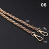 Replaceable Bag Parts Crossbody Bag Belt Metal Purse Strap hardware Bag Chain Leather Bag Strap