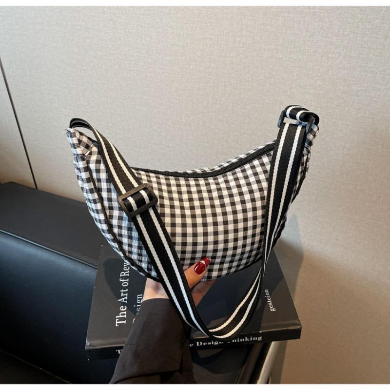 New fashion versatile dumpling bag nylon bag messenger bag canvas bag shoulder bag women's satchel bag