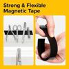 1Meter 39.37inch Rubber Magnet Tape Self Adhesive Magnets Stripe  Refrigerator Photo Posters