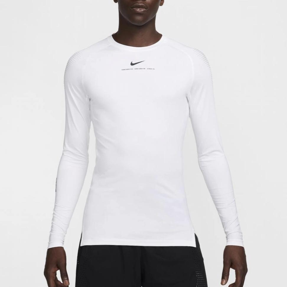 Nike NOCTA Long Sleeve Base Layer Basketball Top Men White Black DN0001-100