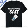 Salt Costume Matching Pepper and Salt Couple T-Shirt Casual Streetwear Fashion Hip Hop  Tshirt Kawaii Cartoon Y2k  Tees