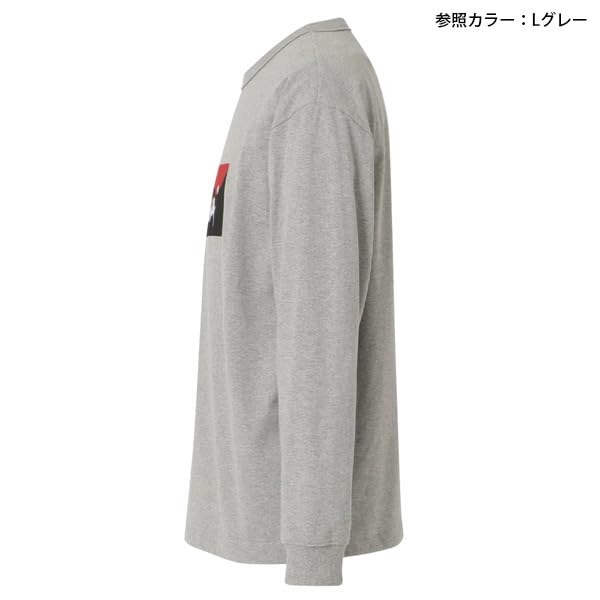 Nanga ECO HYBRID BOX LOGO TEE Hybrid Box Logo Long Sleeve OATMEAL M L/S (Eco Tee)
