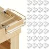 10PCS Clear Anti-collision Coffee Table Furniture Corner Protectors Soft Corner Sheathing Living Room Decor