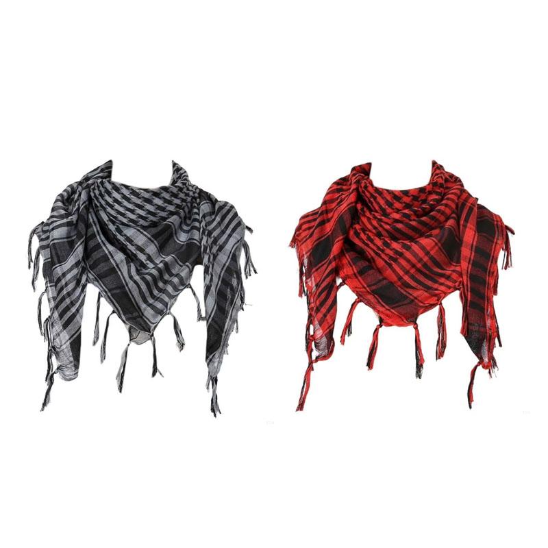 123Pcs Keffiyeh Tactical Desert Scarf Wrap Shemagh Head Neck Arab Scarf Keffiyeh Scarf Wrap For Men And Women