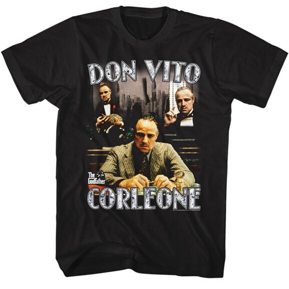 The Godfather Movie Logo Don Vito Corleone Photo Collage Men s T Shirt Unisex T-Shirt M
