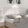 VidaXL Tête de lit Blanc 146x4x100 cm Bois massif de pin 818671