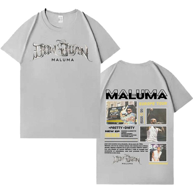 Rapper MALUMA New Album Tour Punk Tshirts Mens Women Summer Casual Hot Sale Short Sleeve T Shirts Harajuku Oversized Streetwear