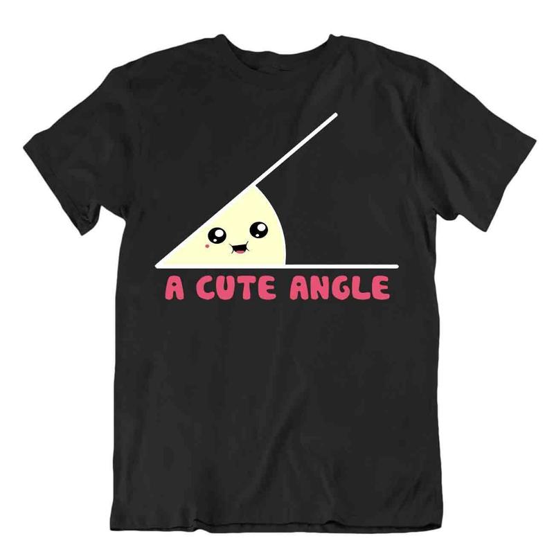 Math Cute Angle T Shirt Geek Tee Nerd Shirt Unisex Math Cotton T Shirt S разноцветный