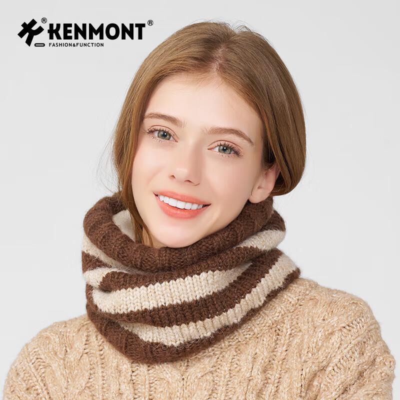 

Вязаный шарф-снуд из шерсти мериноса Kenmont KM-1943 One Size