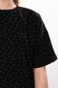 T-shirt for girls – soft knitted fulicra with rhinestones, straight cut, various colors Summer 6414-105-2 HC