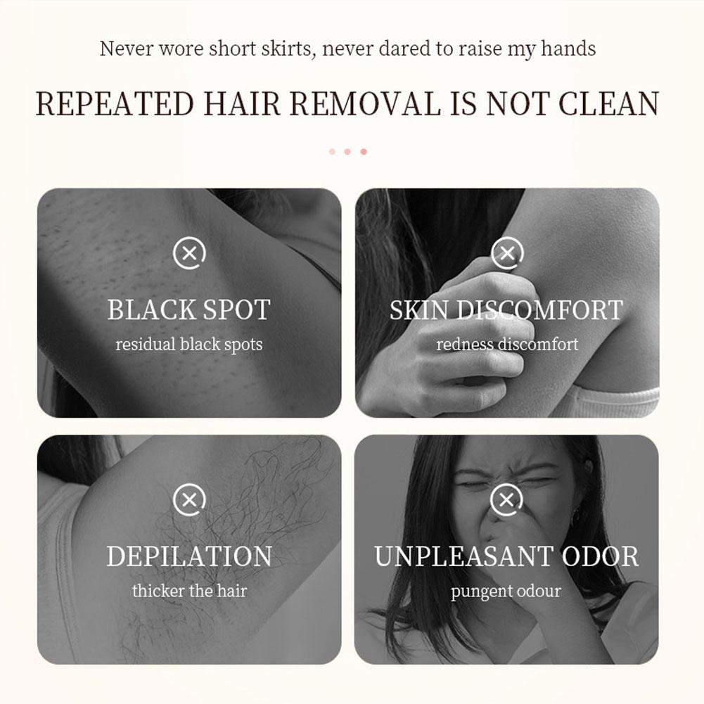 Painless Hair Removal Cream For Men And Women Effective Parts Private Care Leg Beauty Health Sk O8M6