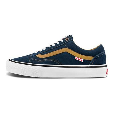 Zapatillas Unisex Dane Reynolds x Skate Old Skool Azul Marino Marrón Dorado VN0A5FCB9CV