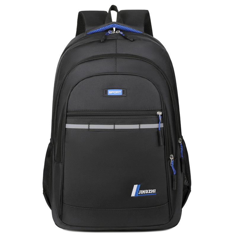 Men's Backpack with A High-end Feel, Large-capacity Travel Backpack, Multi-layered and Simple Business and Leisure Backpack