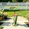 Decorative Butterfly Cup Metal Sunflower Bee Feeder, Lotus Leaf Cup, Outdoor Feeder Watering Station, Pollinators Bath Bowl for Garden Yard Lawn Decor