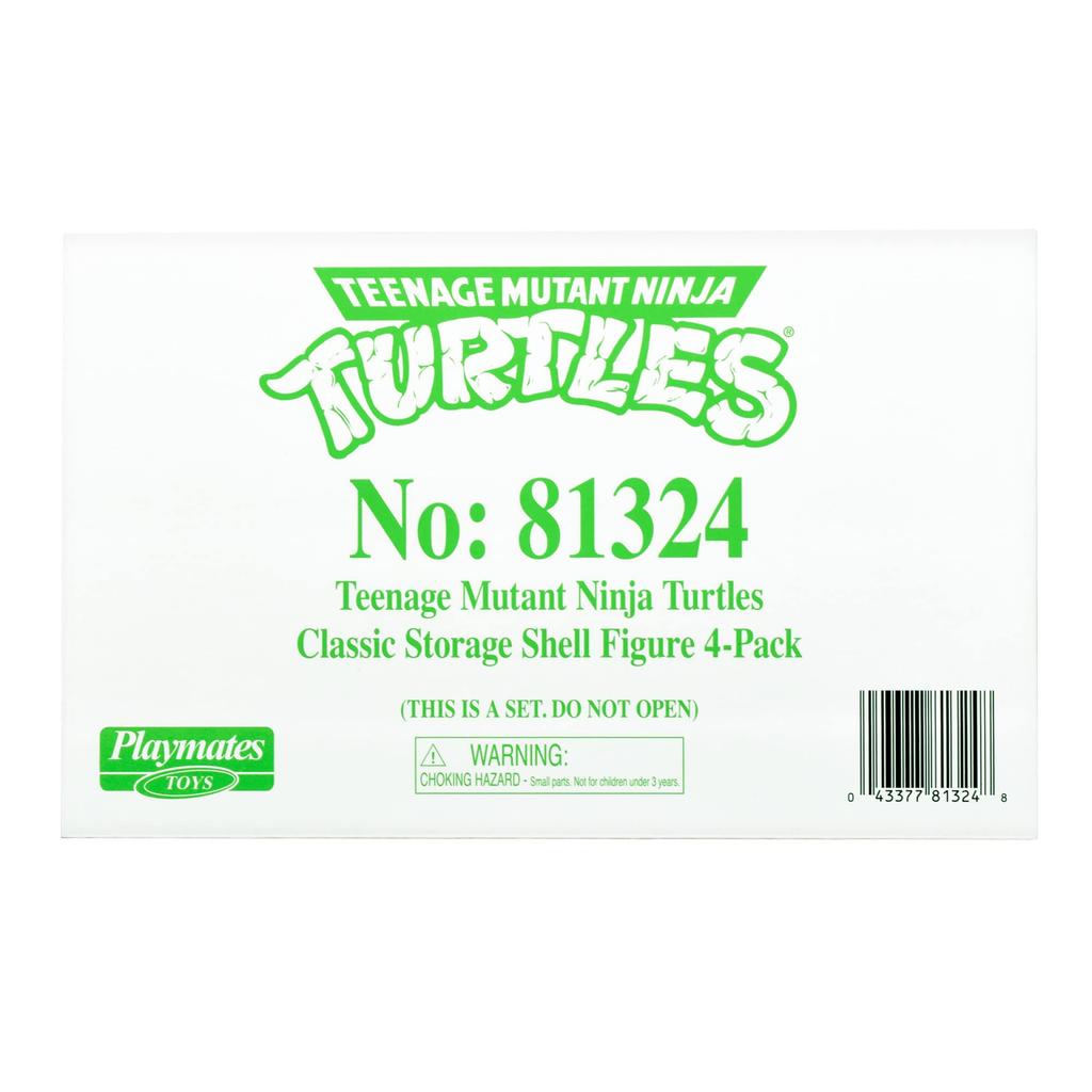Teenage Mutant Ninja Turtles Playmates Toys Teenage Mutant Ninja Turtles Classic 4 Inch Turtles 4 Pack Figure Set 81324