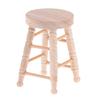1Pcs Dollhouse Log Round Stool Mini Ornament