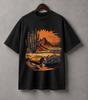 Desert Sunset Classic Car Vintage Tee