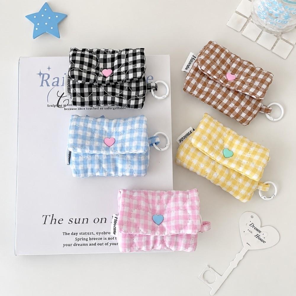 With Keyring Earphone Bag Lightweight Coin Purse Pouch Cute Mini Earphone Pouch for AirPods