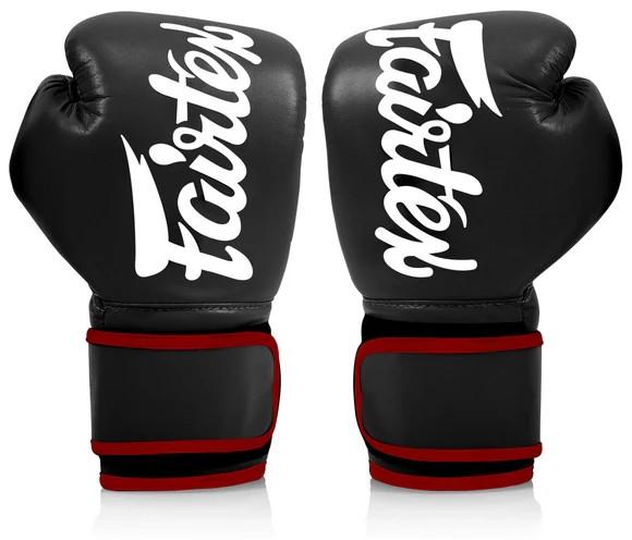Fairtex Boxing Gloves BGV14 Black/White 12oz