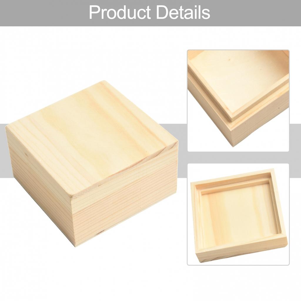Jewelry Collection Box Storage Box Wooden Box Pine Product Name Pyrography