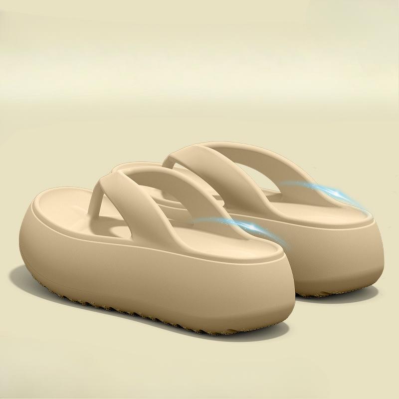 Nové huňaté boty se silnou podrážkou jsou módní, všestranné a protiskluzové plážové žabky