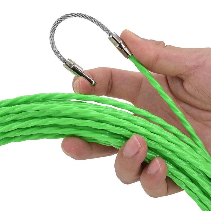1PC PET Spiral Twisted Wire Threader Cable Puller Wall Threading Wall Wire Lead 10 meters