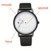 1pcBlack Technology Korean Edition Minimalist Trendy Fashion Concept Creative Personality Male and Female Student Couple Watch