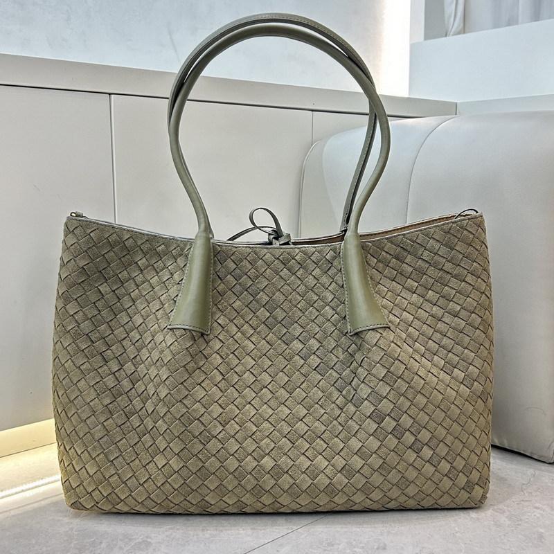 Nowa skórzana zamszowa torba tote ręcznie tkana torba torba pod pachę torba o dużej pojemności damska