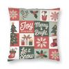 Christmas Royal Stewart Tartan Plaid Pillowcase Soft Fabric Cushion Cover Decor Pillow Case Cover Home Square 18''