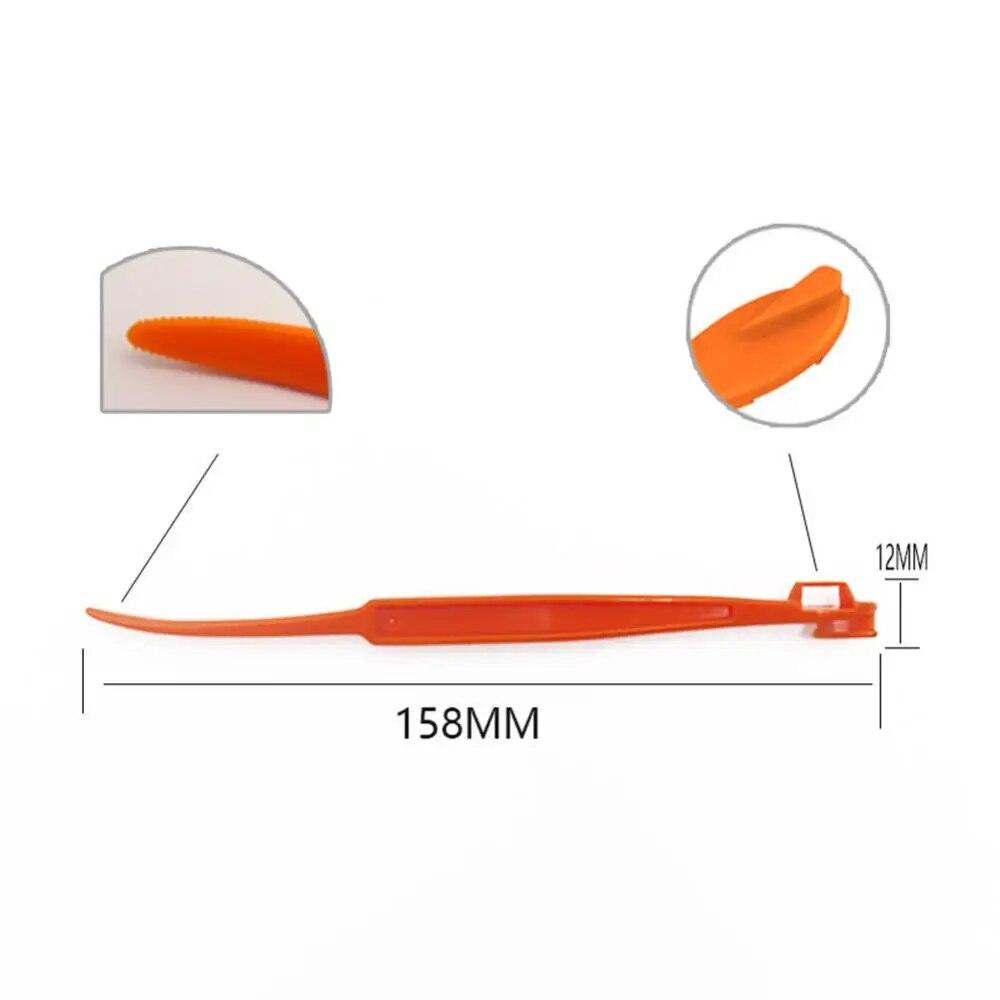 Dispozitiv de îndepărtare a pielii de portocaliu Instrument de bucătărie din plastic rezistent la abraziune Dispozitiv de tăiat piele de portocaliu portabil 1 buc Accesorii de bucătărie Deschizător de portocale Seif