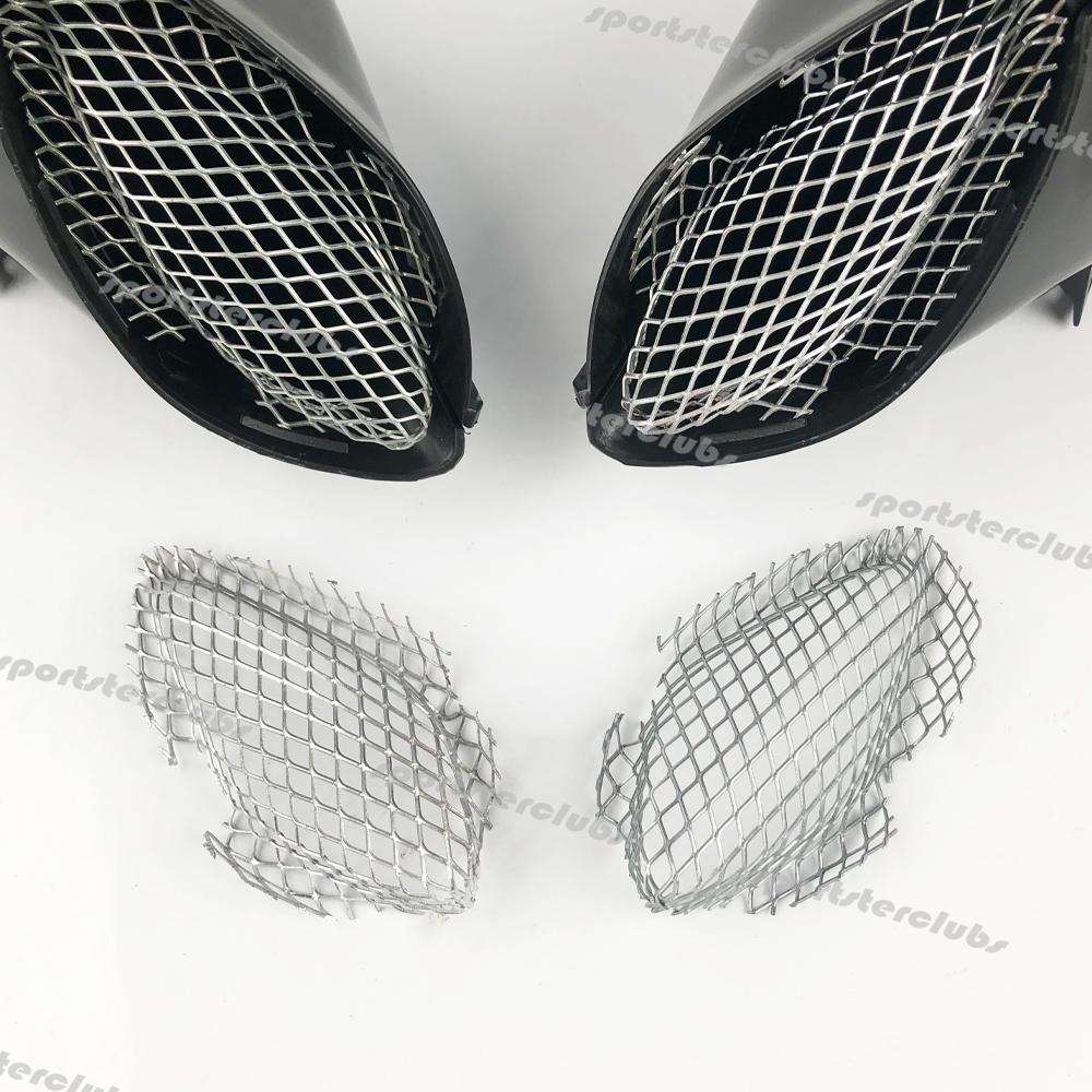 Til Suzuki K4 GSX-R600 GSX-R750 2004-2005 GSXR600 GSXR750 GSX-R 600/750 Motorcykel Luftindtagsrør Kanal Gitter Metal Ventilationsnet