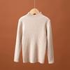 Korean Style Unisex Kids Half Turtleneck Autumn Winter Warm Knit Sweater Top