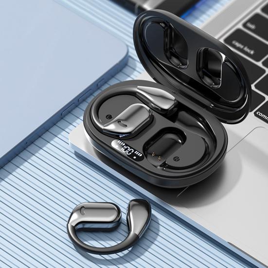 1 Pair Translation Earbuds with Charging Case Stereo Sound Noise-Canceling 144 Languages Real Time Translation Earphones