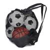Nett fotballbag Sportsutstyrspose Sikker sidelomme med skulderstropp for å holde basketball volleyball