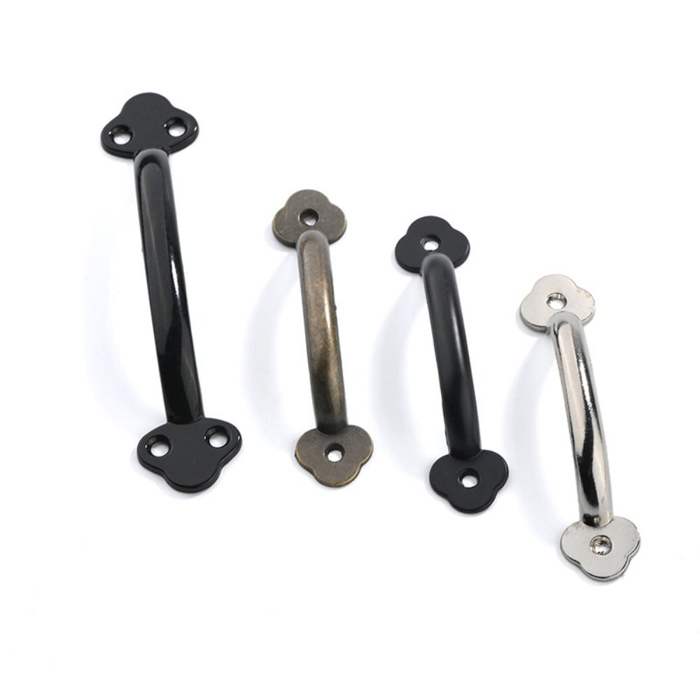 Bronze Arched Cabinet Door Handles Zinc Alloy Antique Wardrobe Door Handle Chinese Style Simplicity Furniture Handles