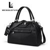 European & American Style Large Capacity Women's Soft Cowhide Handbag - Autumn/Winter Simple Fashion Shoulder Bag