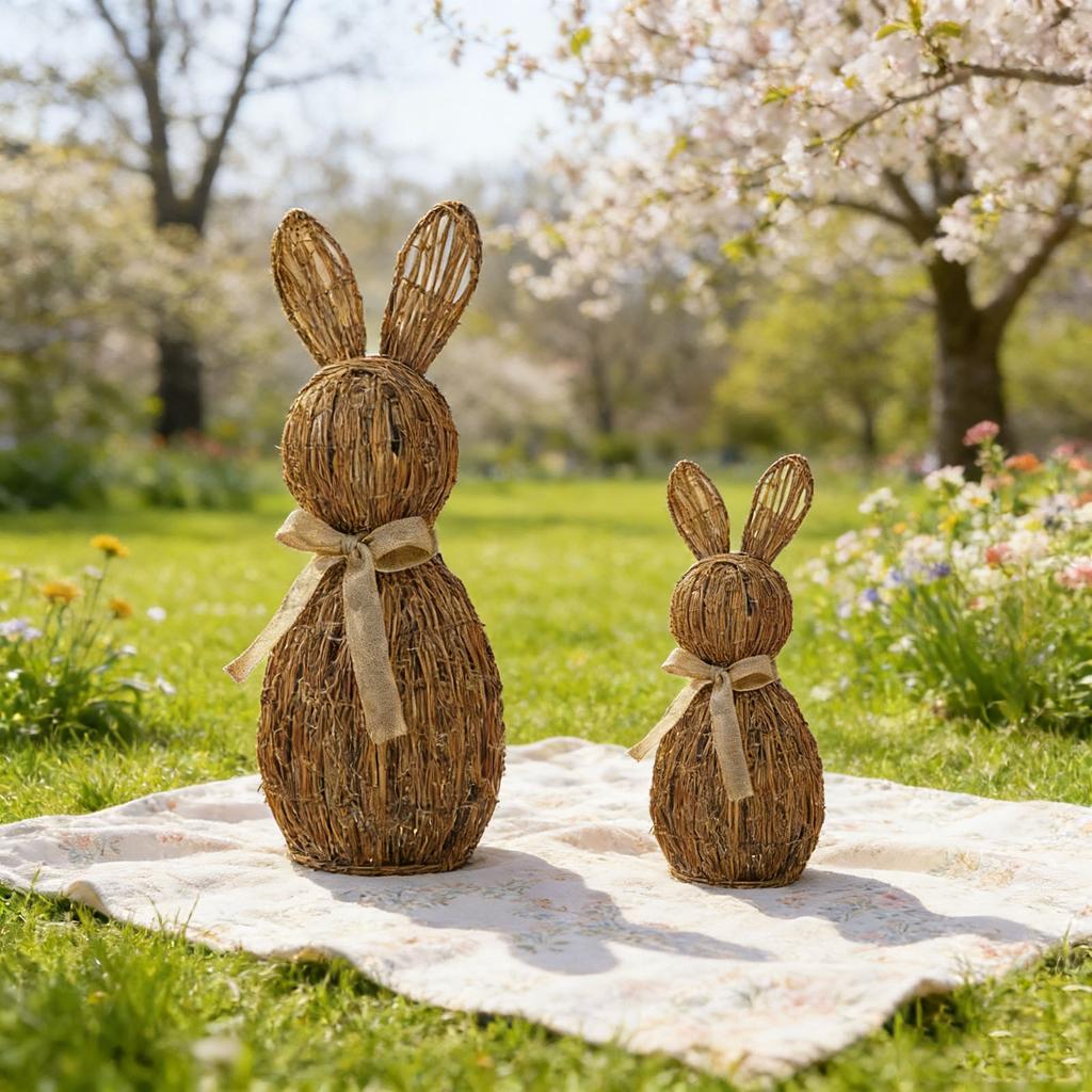 Handmade Woven Figurine Home Decoration